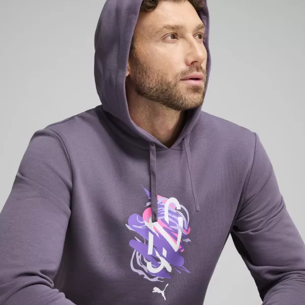  Мъжки суичър PUMA NEYMAR JR CREATIVITY HOODIE 660099_01 ЛИЛАВ ВЪГЛЕН 