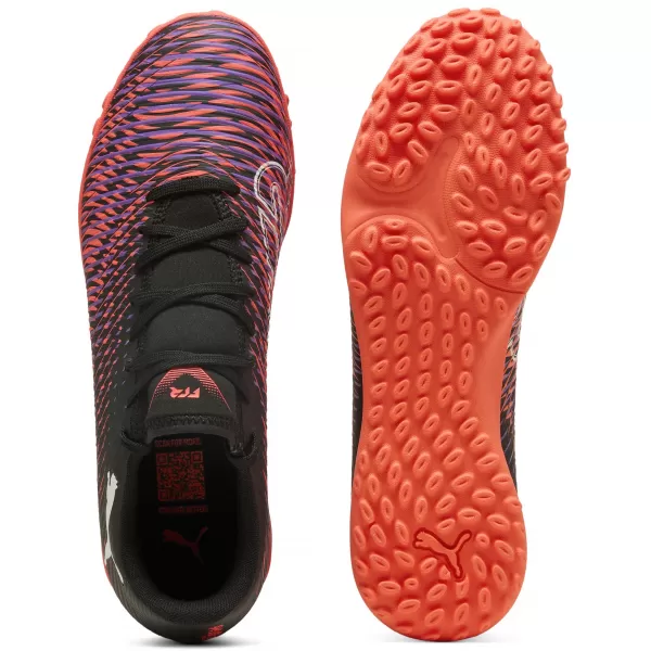  Ботуши PUMA FUTURE 8 PLAY TT 108378_01 ЧЕРНО/БЯЛО/СВЕТЕЩО ЧЕРВЕНО 