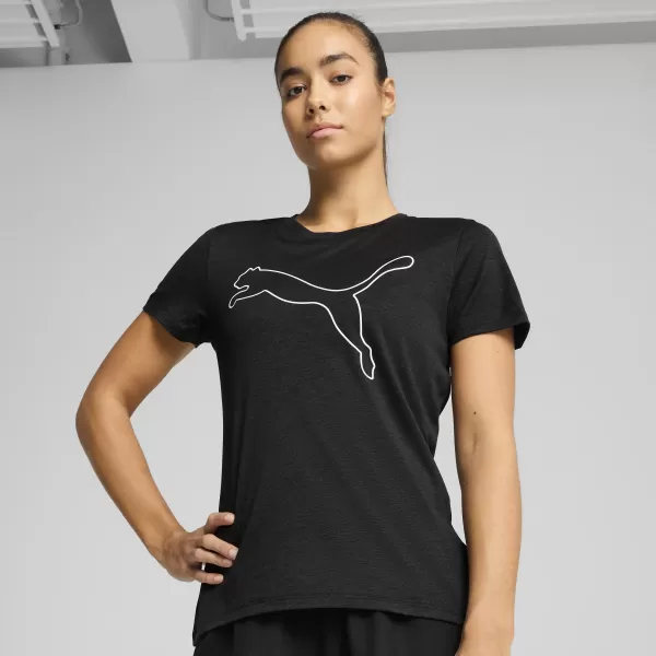  Риза PUMA TAD ESSENTIAL W HEATHER TEE 525893_01 PUMA BLACK HEATHER 
