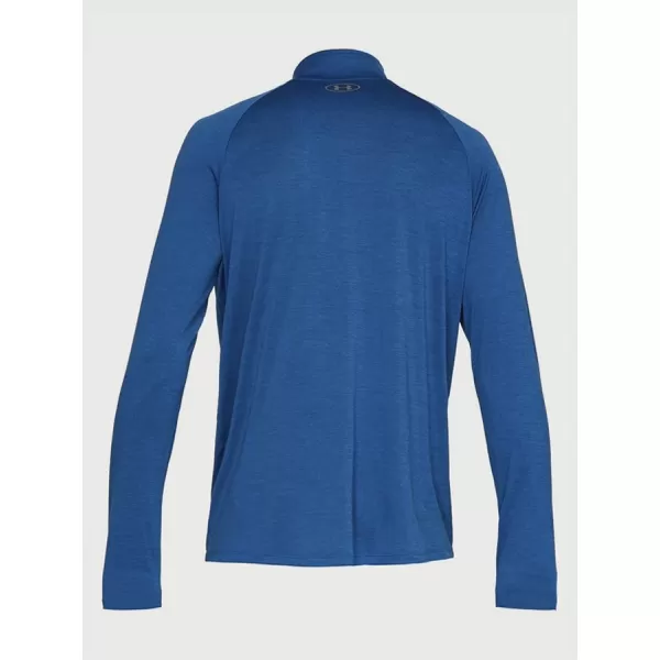  Мъжка тениска UNDER ARMOUR TECH 1/2 ZIP 2.0 1328495-400 СИНЬО 