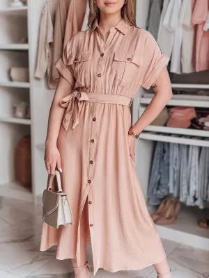 Рокля DSTREET SUNNI LOVE EY2609 РОЗОВО