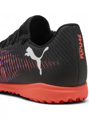 Ботуши PUMA FUTURE 8 PLAY TT 108378_01 ЧЕРНО/БЯЛО/СВЕТЕЩО ЧЕРВЕНО