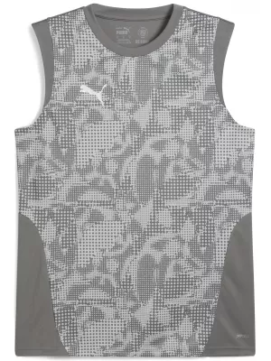 Мъжки фланелка PUMA TEAMCUP TRAINING SL JERSEY 659168_13 FLAT MEDIUM GRAY/ ПЛОСКО СРЕДНО СИВО/PUMA СРЕБРО