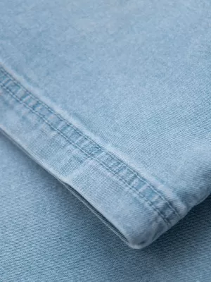 Къси панталони OMBRE OM-SRDS-0192 СВЕТЛО СИНЬО