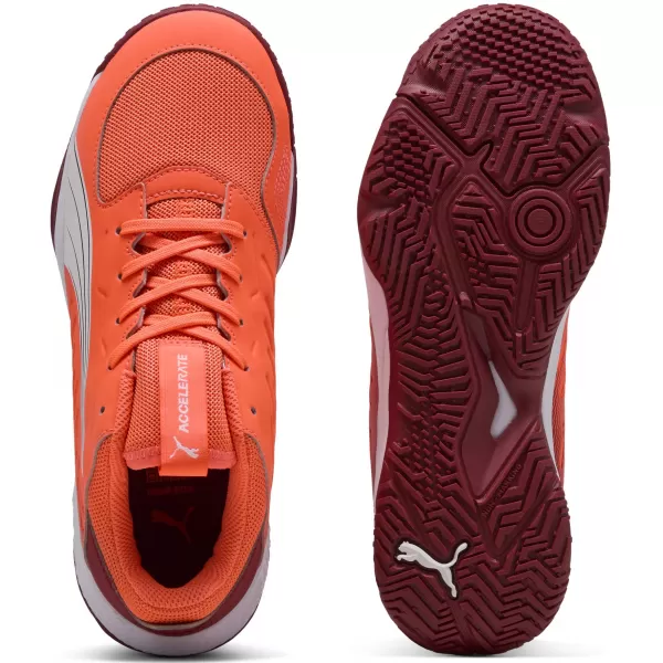  Бебешки обувки PUMA ACCELERATE JR 108302_01 ЧЕРВЕНО/БЯЛО/ТЪМНО ПУРПУРНО/ЧЕРНО 