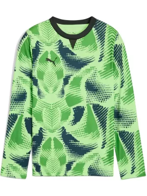 Детска фланелка PUMA TEAMTARGET GK LS JERSEY JR 706521_20 FIZZY LIME / ГАЗИРАНА ВАР / ПУМА ЧЕРНА
