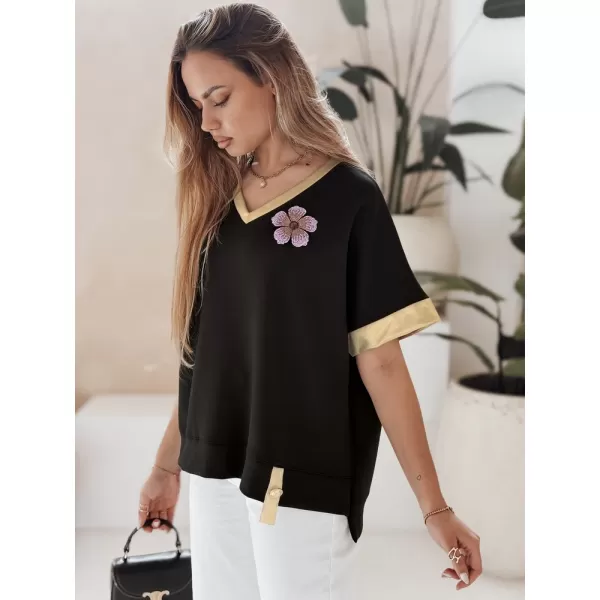  Риза DSTREET SHINE LOVE UY2912 ЧЕРНО 