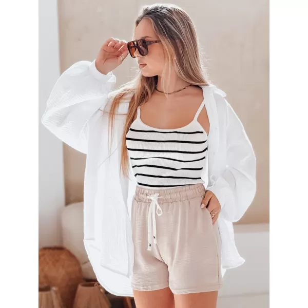  Дамски къси панталони DSTREET HOT VIBE SY0441 КАКИ 