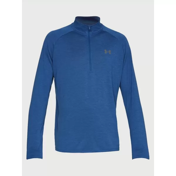  Мъжка тениска UNDER ARMOUR TECH 1/2 ZIP 2.0 1328495-400 СИНЬО 