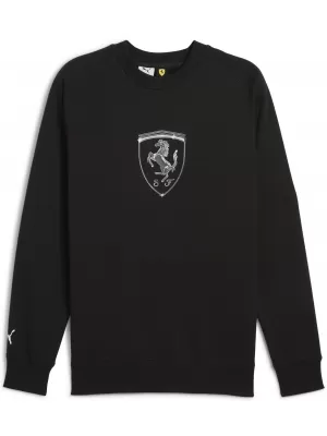 Мъжки суичър PUMA FERRARI RACE BIG SHIELD CREW 630193_01 PUMA BLACK