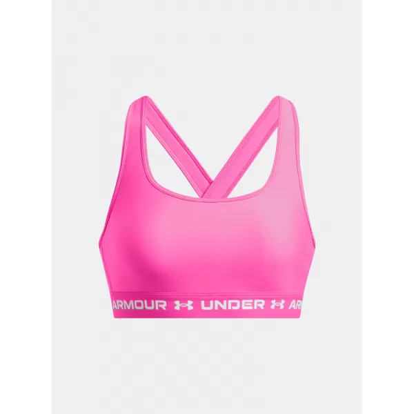  Дамски сутиен UNDER ARMOUR CROSSBACK MID BRA 1361034-656 РОЗОВО 