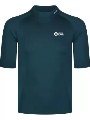 Мъжка тениска с UV защита NORDBLANC MARINE NBSMF8089 ТЪМНО СИНЬО