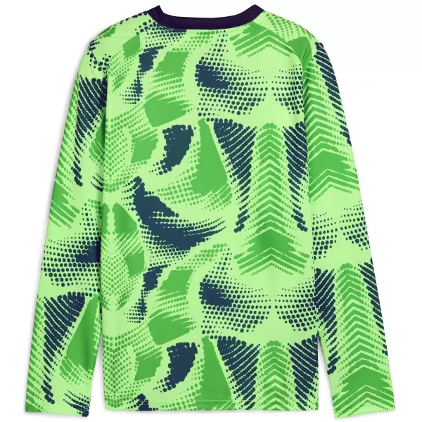  Детска фланелка PUMA TEAMTARGET GK LS JERSEY JR 706521_20 FIZZY LIME / ГАЗИРАНА ВАР / ПУМА ЧЕРНА 