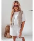 Дамски къси панталони DSTREET HOT VIBE SY0444 БЯЛ