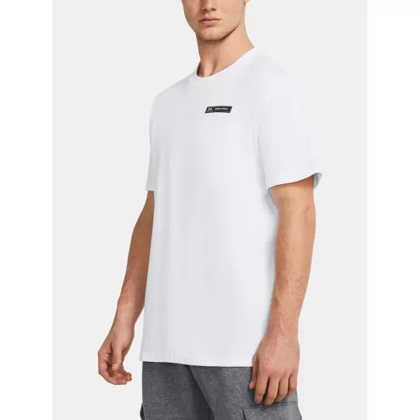  Мъжка тениска UNDER ARMOUR HW ARMOUR LABEL SS 1382831-100 БЯЛО 