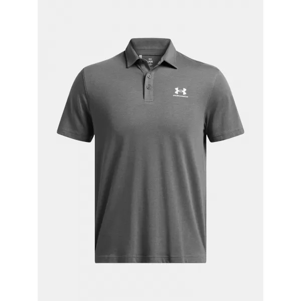  Мъжка тениска UNDER ARMOUR ICON POLO 1386608-025 СИВО 