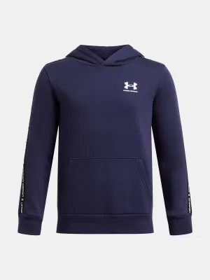Суичър за момче UNDER ARMOUR B ICON FLC HD TAPING 1390293-410 СИНЬО