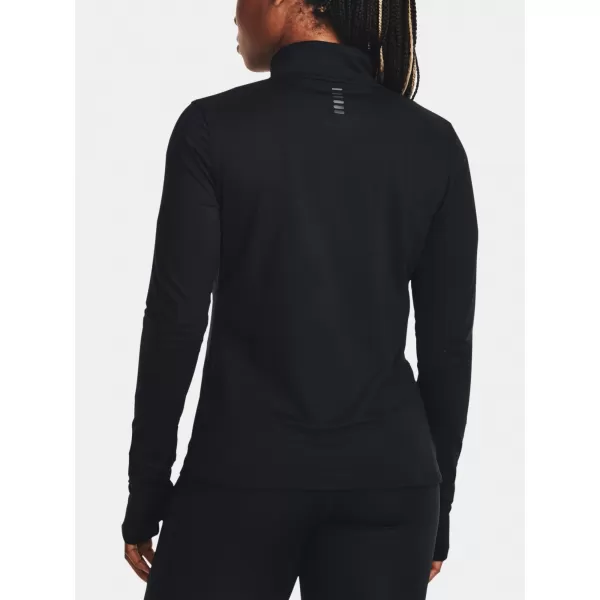  Дамска тениска UNDER ARMOUR QUALIFIER RUN 1/2 ZIP 1379349-001 ЧЕРЕН 