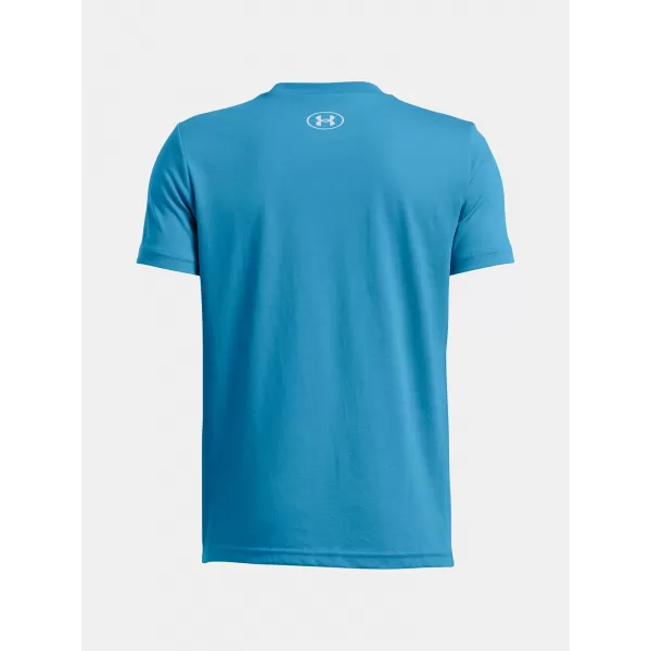  Момчешка тениска UNDER ARMOUR B LOGO WORDMARK SS 1389963-452 СИНЬО 
