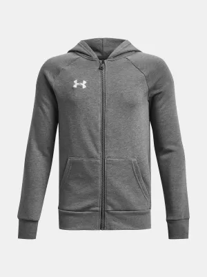 Суичър за момче UNDER ARMOUR RIVAL FLEECE FZ HOODIE 1379794-025 СИВО