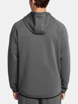 Мъжки суичър UNDER ARMOUR UNSTOPPABLE FLC FZ HD EU 1389352-025 СИВО