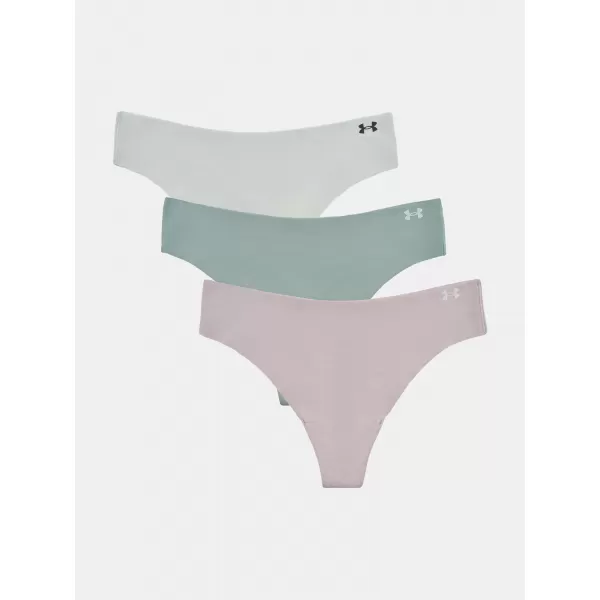 Дамски бикини UNDER ARMOUR PURE STRETCH NS THONG (3KS) 1383893-009 СИВО 