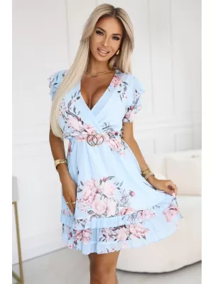 Рокля NUMOCO PATRIZIA 468-3 СВЕТЛО СИНЬО