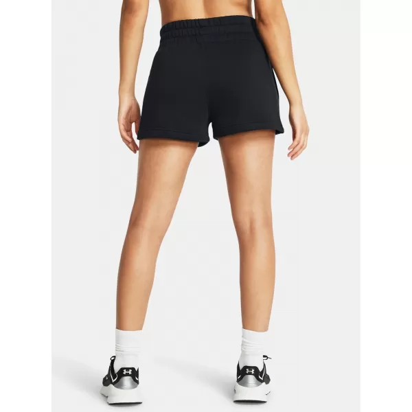  Дамски шорти UNDER ARMOUR ICON FLEECE BOXER SHORTS 1382725-001 ЧЕРЕН 