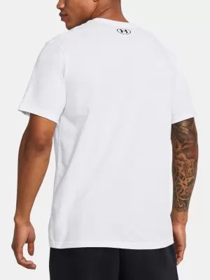 Мъжка тениска UNDER ARMOUR UA GL FOUNDATION UPDATE SS 1382915-100 БЯЛО