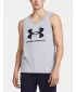 Мъжки потник UNDER ARMOUR SPORTSTYLE LOGO TANK 1382883-035 СИВО