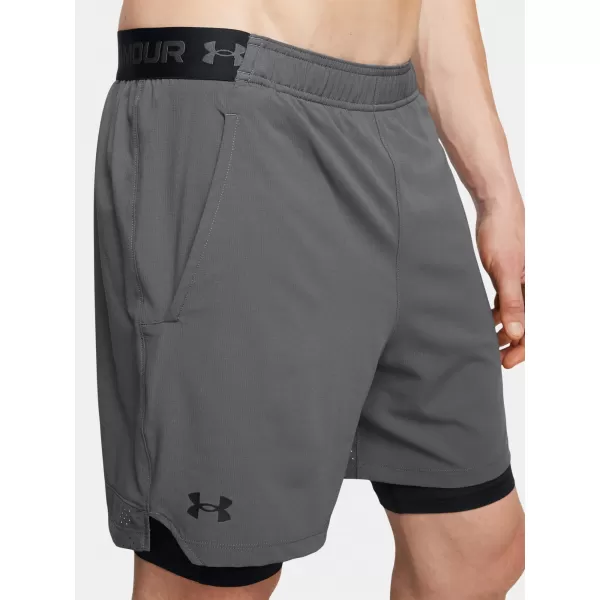  Мъжки шорти UNDER ARMOUR VANISH WOVEN 2IN1 STS 1373764-025 СИВО 