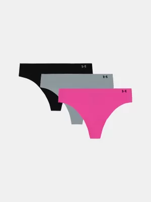 Дамски бикини UNDER ARMOUR PURE STRETCH NS THONG (3KS) 1383893-652 РОЗОВО