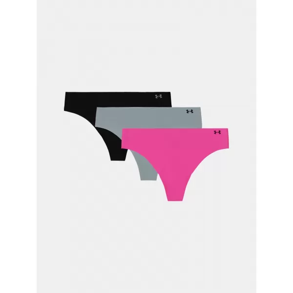  Дамски бикини UNDER ARMOUR PURE STRETCH NS THONG (3KS) 1383893-652 РОЗОВО 