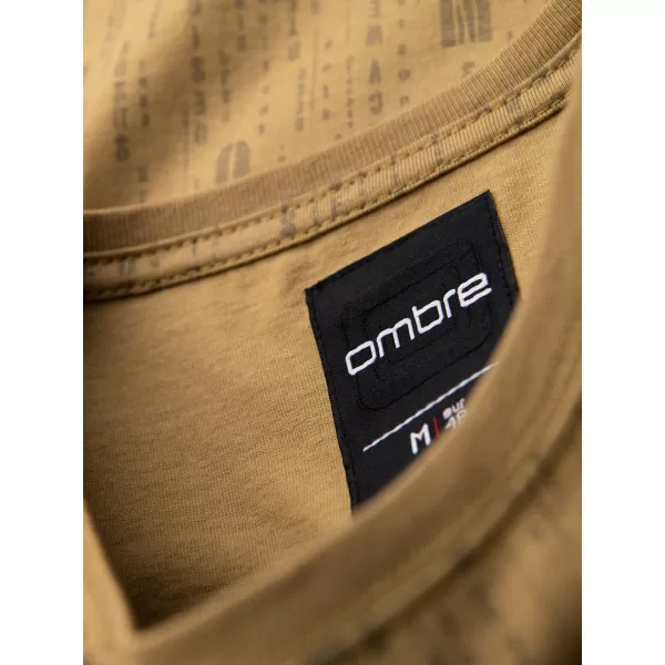  Риза OMBRE OM-TSFP-0225 ТЪМНО МАСЛИНА 