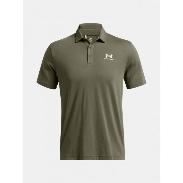  Мъжка тениска UNDER ARMOUR ICON POLO 1386608-390 ЗЕЛЕНО 