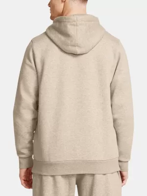 Мъжки суичър UNDER ARMOUR UA ESSENTIAL FLEECE HOODIE 1373880-203 КАФЯВО