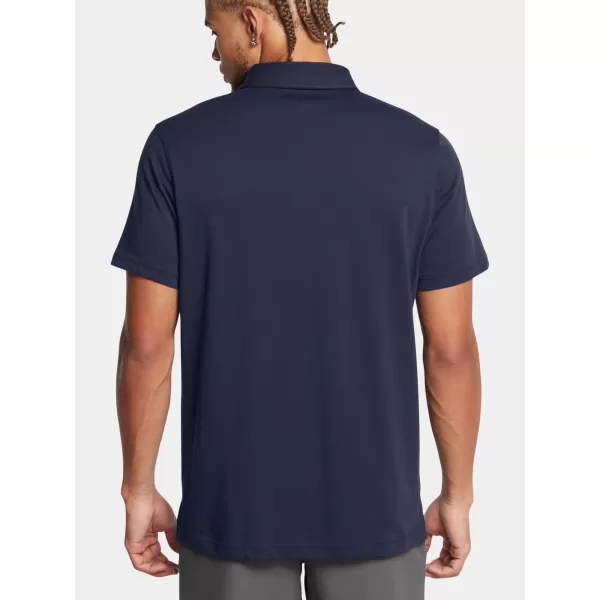  Мъжка тениска UNDER ARMOUR ICON POLO 1386608-410 СИНЬО 