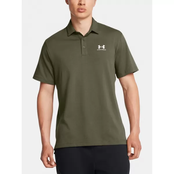  Мъжка тениска UNDER ARMOUR ICON POLO 1386608-390 ЗЕЛЕНО 