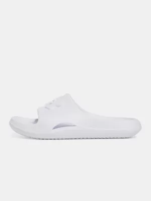 Дамски чехли UNDER ARMOUR W LOCKER V SL 3028095-100 БЯЛО