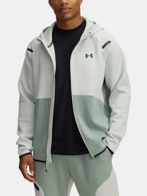Мъжки суичър UNDER ARMOUR UNSTOPPABLE FLC FZ HD EU 1389352-377 ЗЕЛЕНО