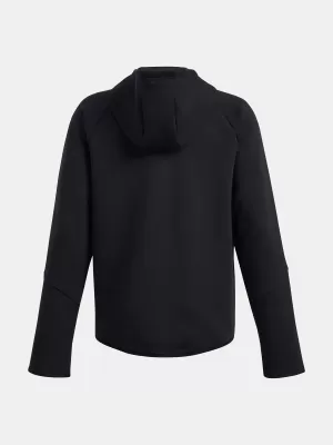 Суичър за момче UNDER ARMOUR B UNSTOPPABLE FLC FZ 1386687-001 ЧЕРЕН