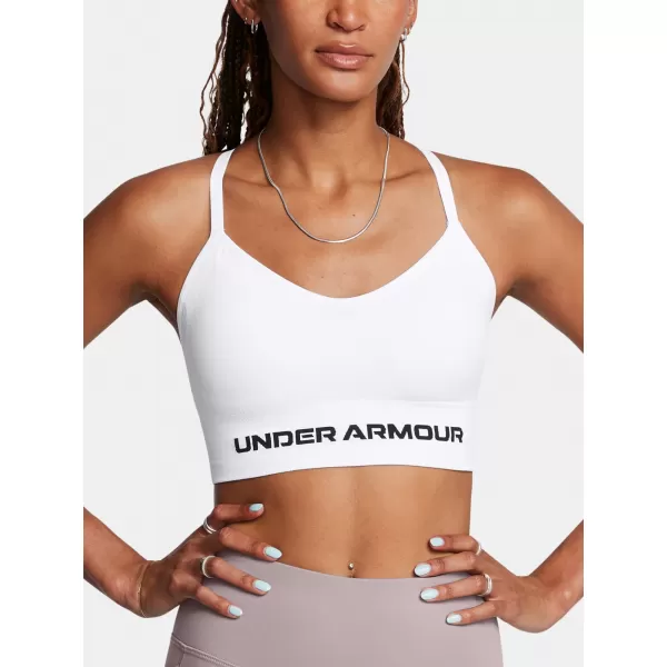  Дамски сутиен UNDER ARMOUR VANISH SEAMLESS LOW BRA 1384417-100 БЯЛО 
