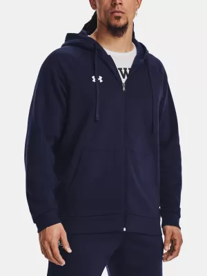 Мъжки суичър UNDER ARMOUR RIVAL FLEECE FZ HOODIE 1379767-410 СИНЬО
