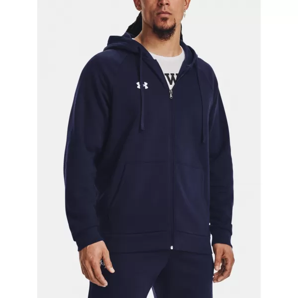  Мъжки суичър UNDER ARMOUR RIVAL FLEECE FZ HOODIE 1379767-410 СИНЬО 