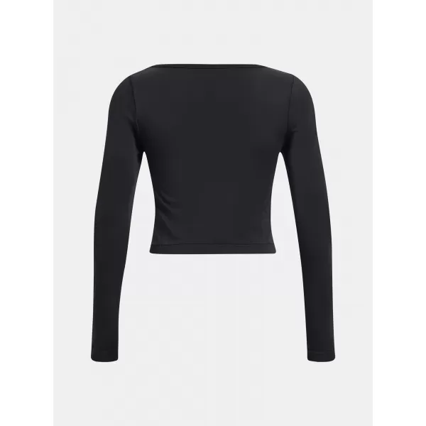  Дамска тениска UNDER ARMOUR TRAIN SEAMLESS LS 1379150-001 ЧЕРЕН 