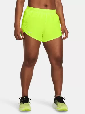 Дамски шорти UNDER ARMOUR FLY BY 3'' SHORTS 1382438-731 ЗЕЛЕНО