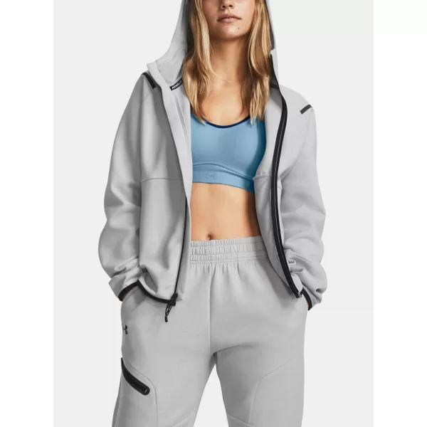  Дамски суичър UNDER ARMOUR UNSTOPPABLE FLC FZ 1379842-011 СИВО 