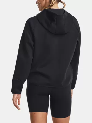 Дамски суичър UNDER ARMOUR UNSTOPPABLE FLC FZ 1379842-001 ЧЕРЕН