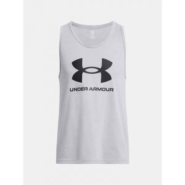  Мъжки потник UNDER ARMOUR SPORTSTYLE LOGO TANK 1382883-035 СИВО 