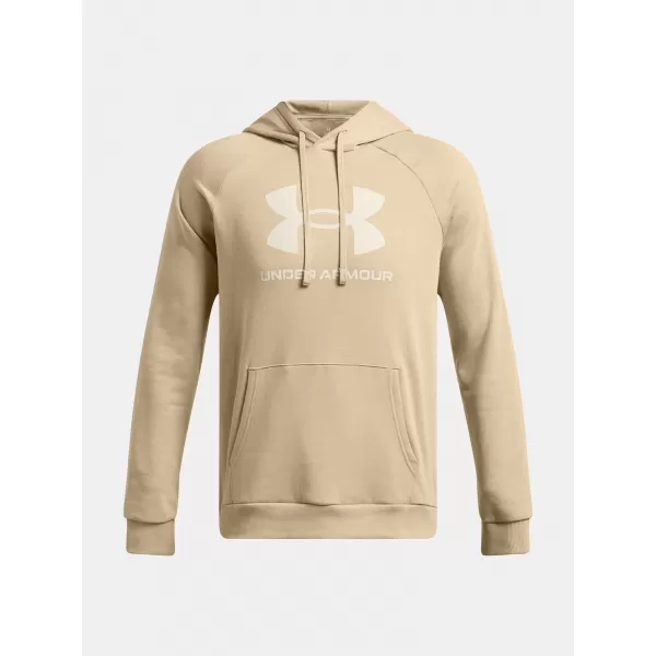 Мъжки суичър UNDER ARMOUR RIVAL FLEECE LOGO HD 1379758-299 КАФЯВО 